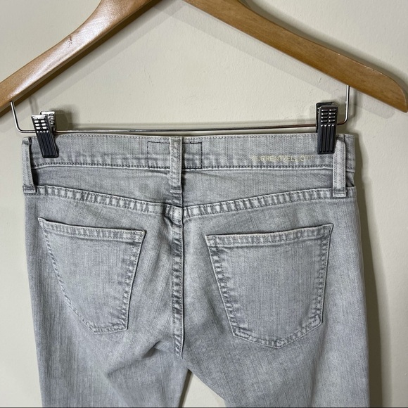 Current Elliott Revolve Soft Grey The Stiletto Skinny Jeans Size 24 - Picture 6 of 10